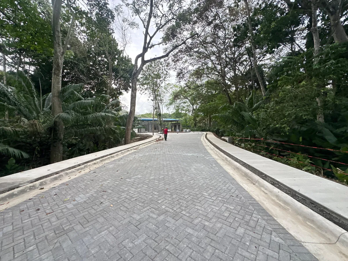Entrance road and paving · 27